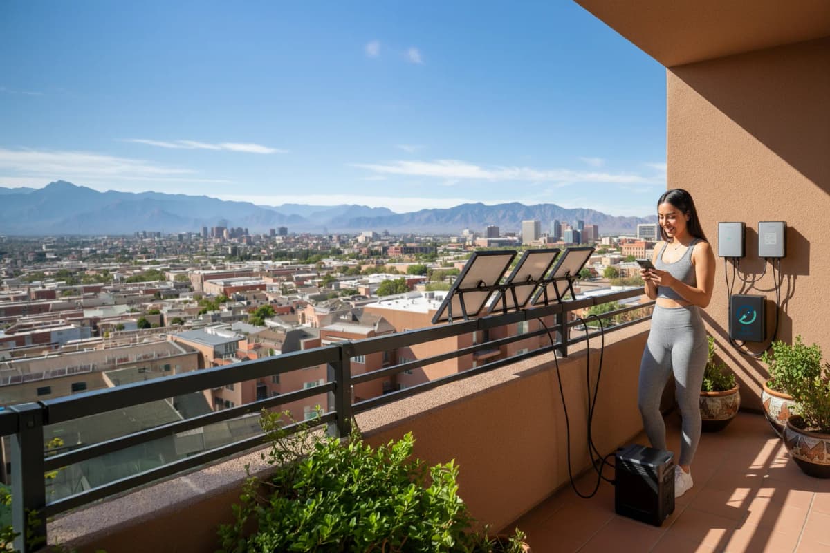 Edge 2000 plug-in solar kit